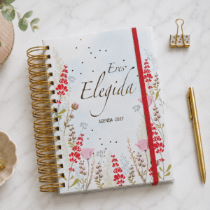 Agenda Eres elegida 2027 Anillada - ROJO