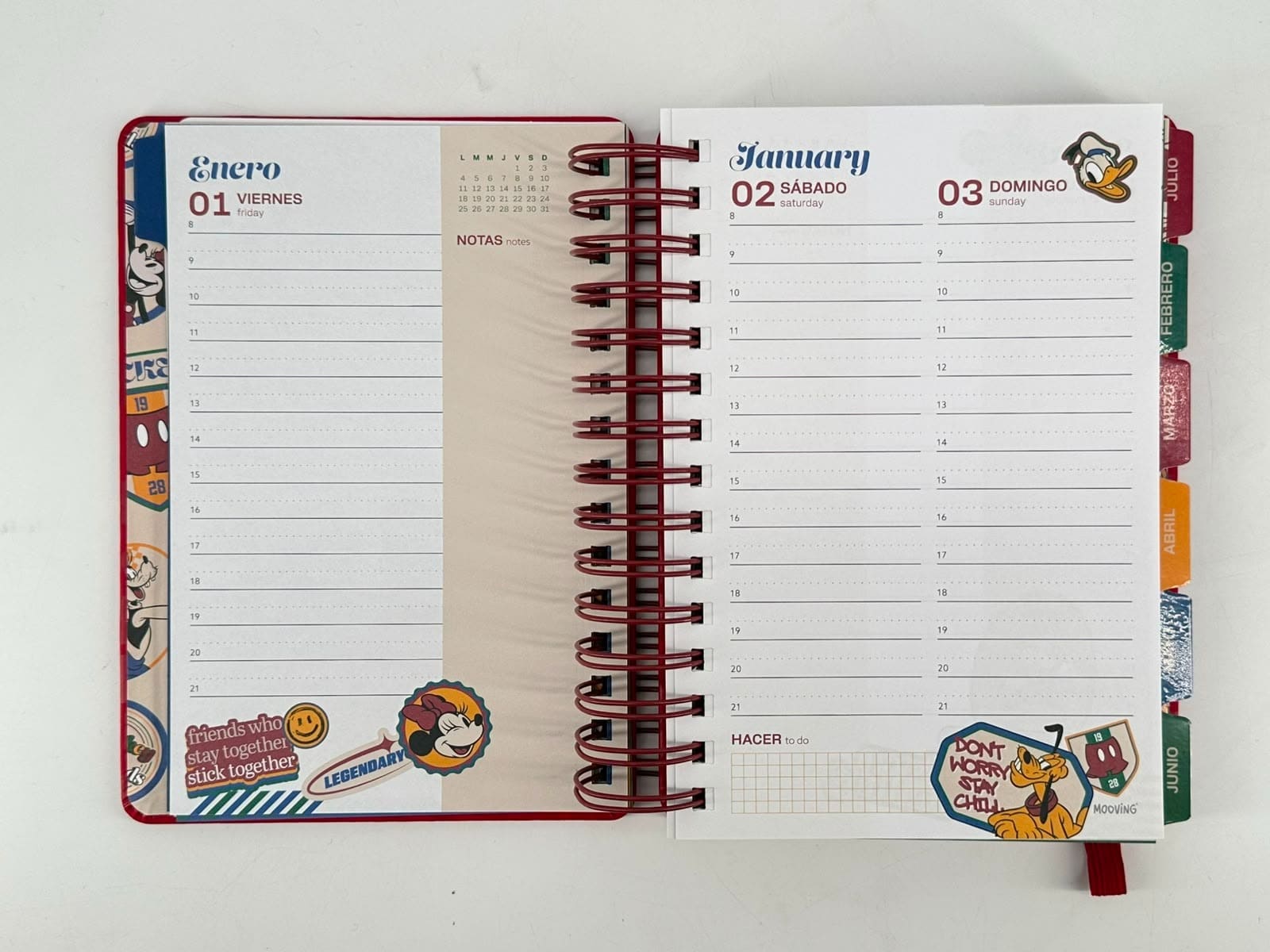 Agenda Mickey Mouse 2027 - Mooving - Imagen 5