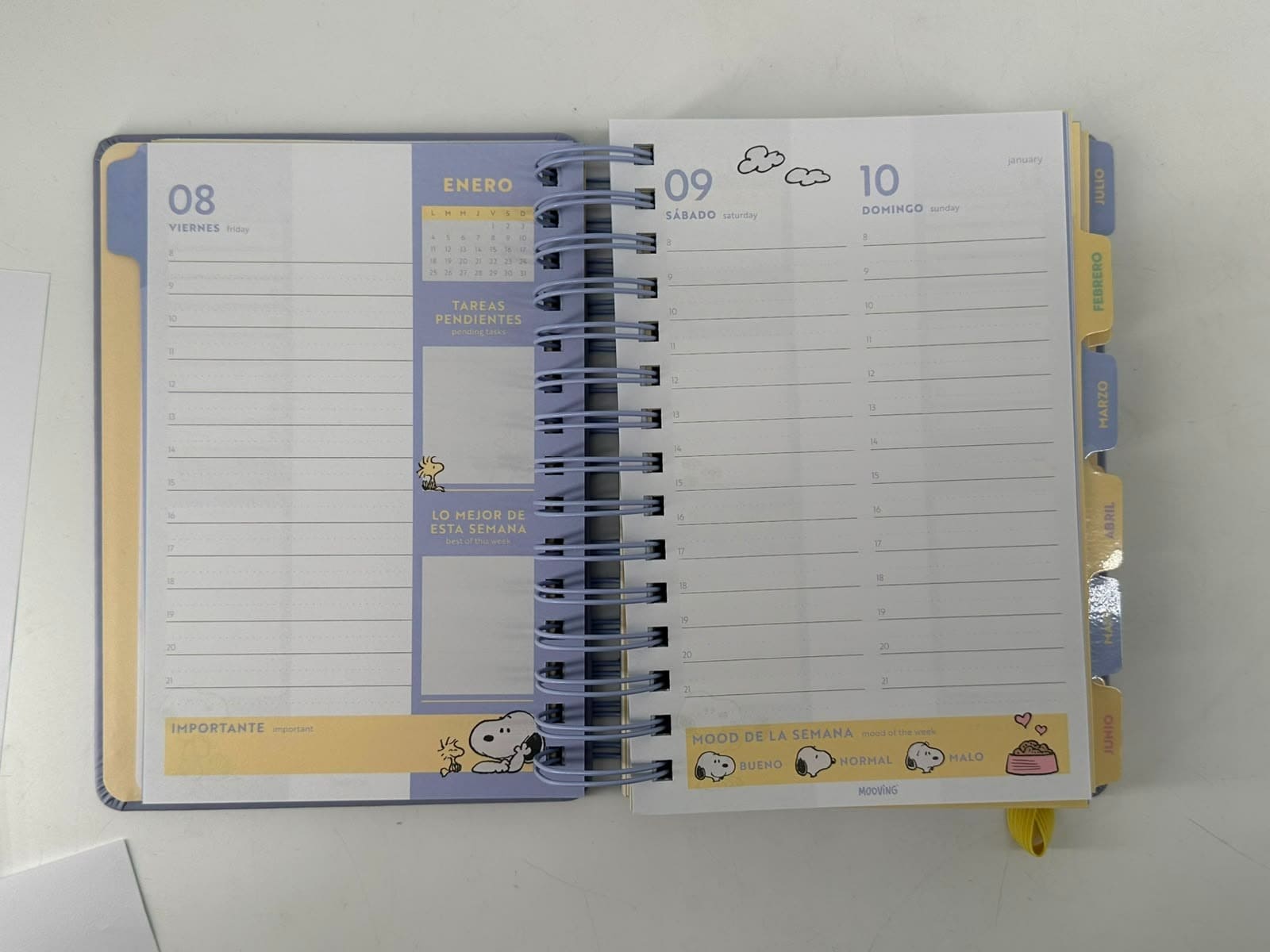 Agenda Snoopy 2027 - Mooving - Imagen 5