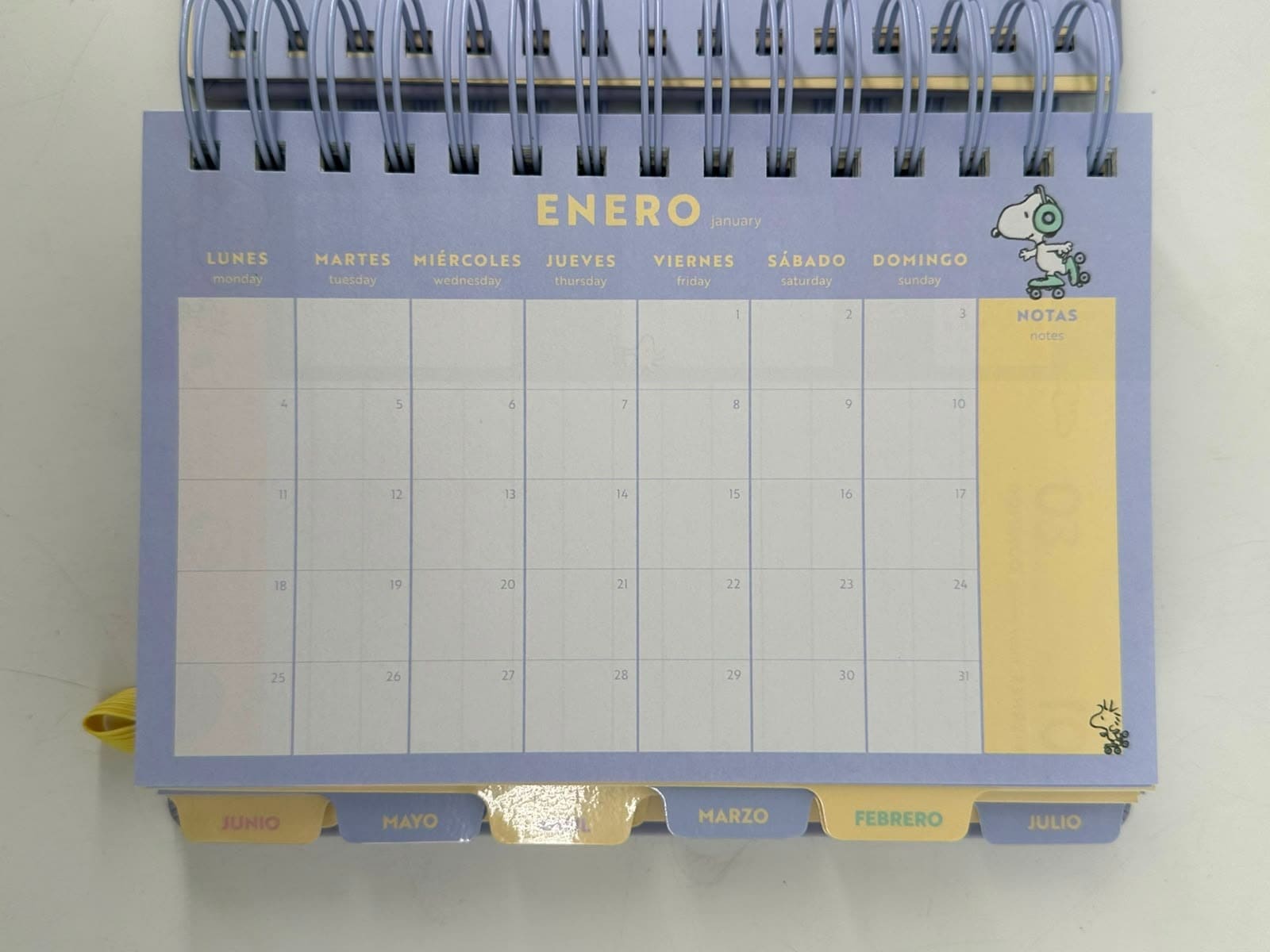 Agenda Snoopy 2027 - Mooving - Imagen 3